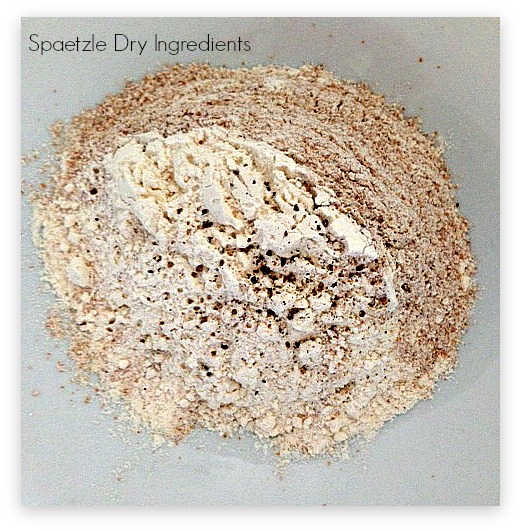Dry Spaetzle Ingredients