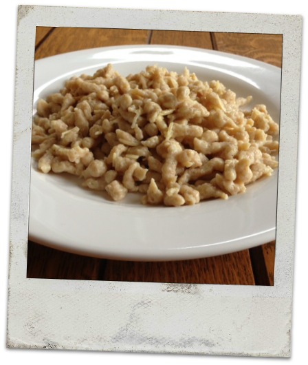 Cheese Spaetzle or käsespätzle