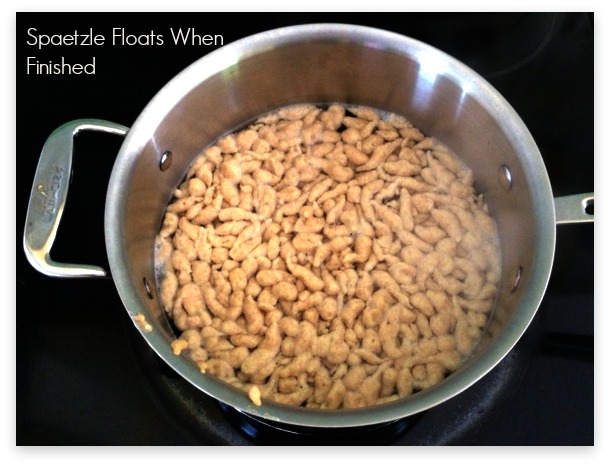 floating spaetzle