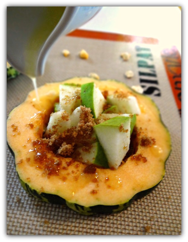 Pour Butter over Squash and Pear Wreaths