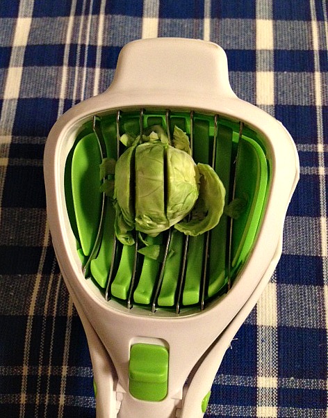 Brussels Sprout in The World's Greatest Handy Dandy Super Slicer
