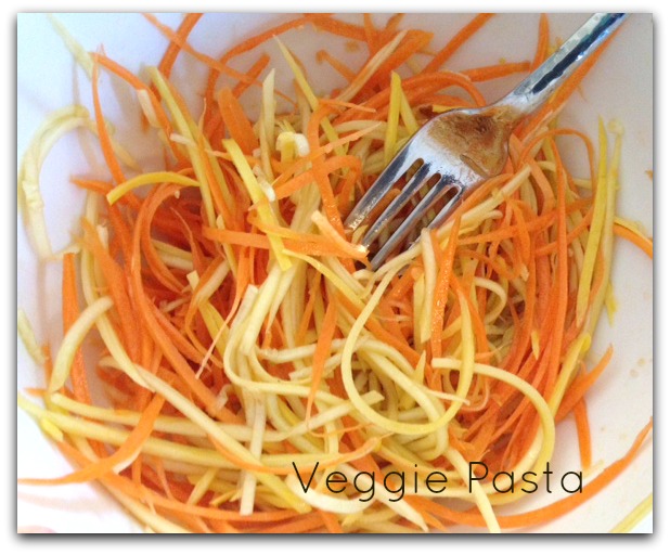 Veggie Pasta Made With The World's Greatest 3-in-1 Rotational Tri-Blade Peeler