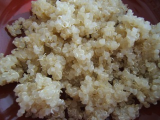Finished Cooked Quinoa